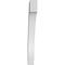 Ekena Millwork 3 1/2-in. W x 22-in. D x 34-in. H Imperial Architectural Grade PVC Knee Brace BRCP035X22X34IMP - alternate 3